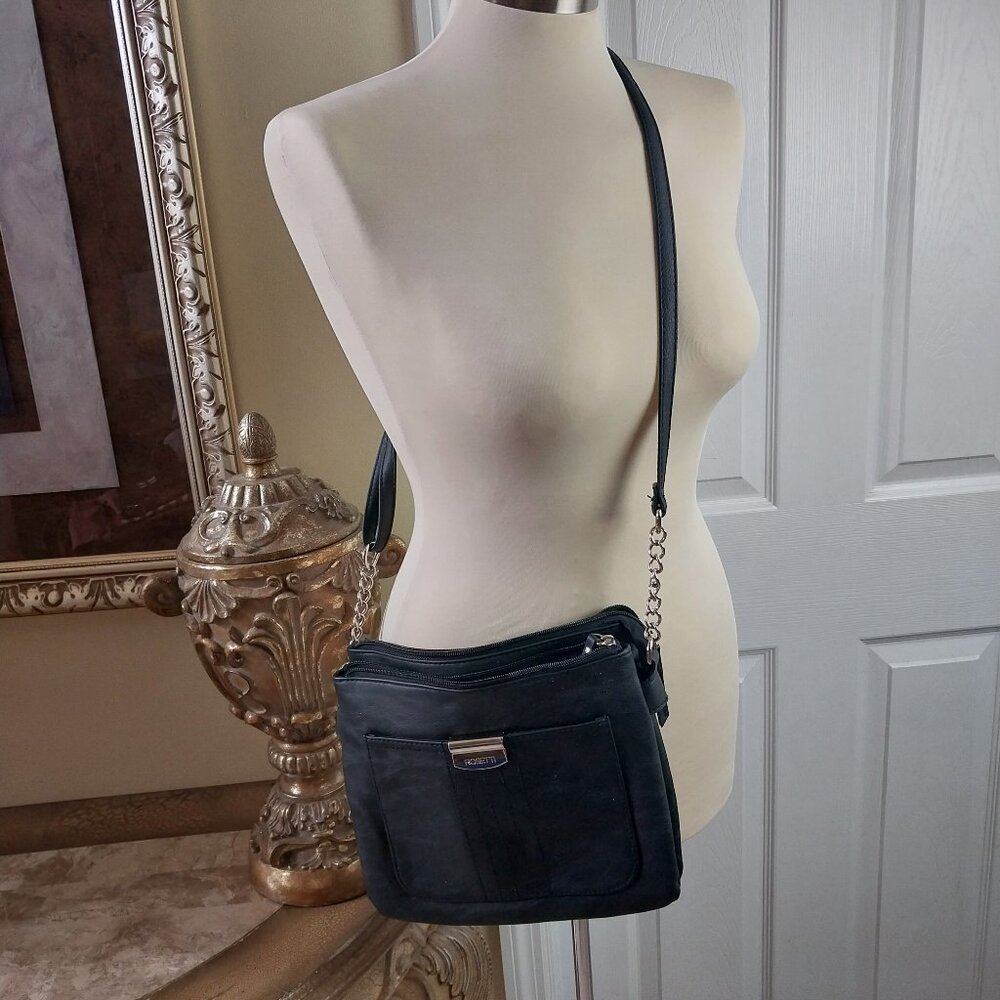 Rosetti Black Crossbody Handbag